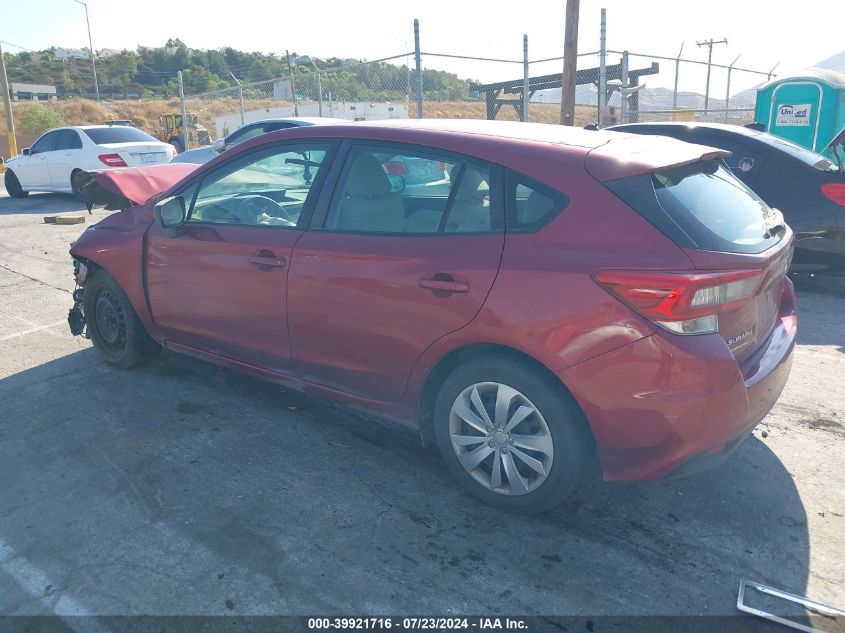 2021 Subaru Impreza VIN: 4S3GTAB67M3709185 Lot: 39921716