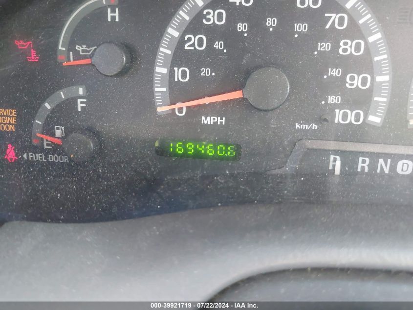 1999 Ford F-150 Lariat/Work Series/Xl/Xlt VIN: 2FTRF17W3XCA11695 Lot: 39921719