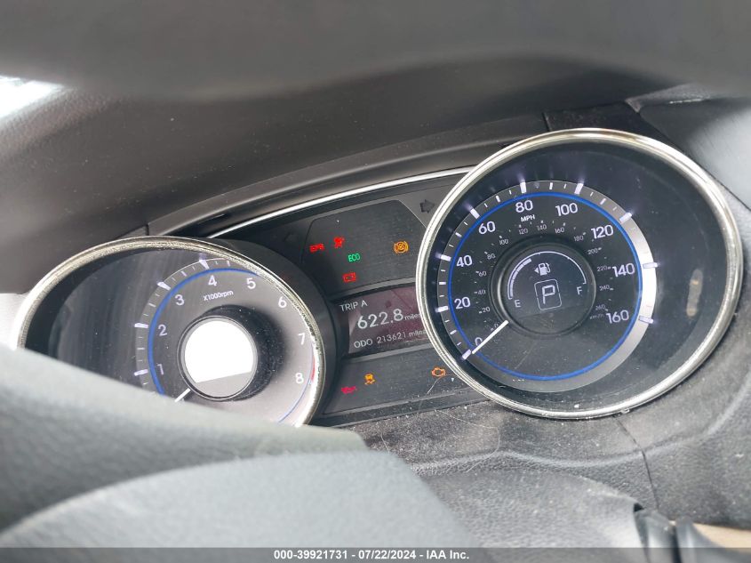 2012 Hyundai Sonata Gls VIN: 5NPEB4AC4CH427513 Lot: 39921731