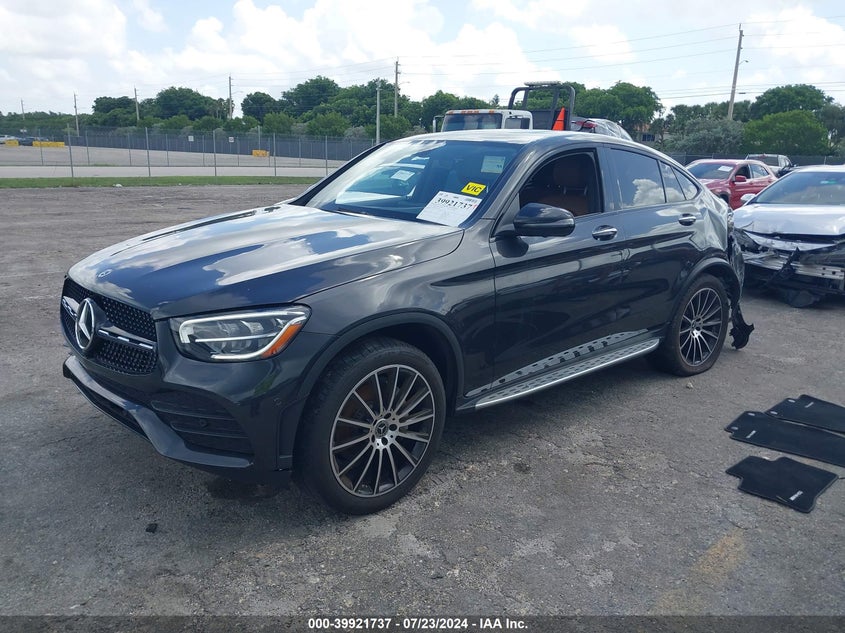 2021 MERCEDES-BENZ GLC COUPE 2.0L I-4 DI, DOHC, V(VIN: W1N0J8EB7MF994471