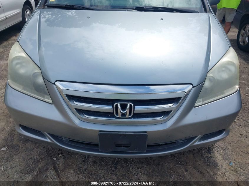 2006 Honda Odyssey Ex-L VIN: 5FNRL386X6B114817 Lot: 39921765