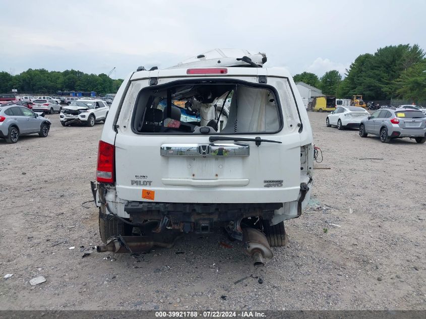 2011 Honda Pilot Touring VIN: 5FNYF4H91BB025876 Lot: 39921788