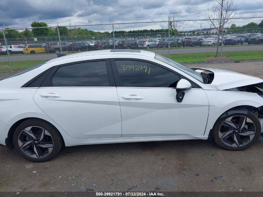 2022 Hyundai Elantra Sel VIN: 5NPLN4AG1NH072398 Lot: 39921791