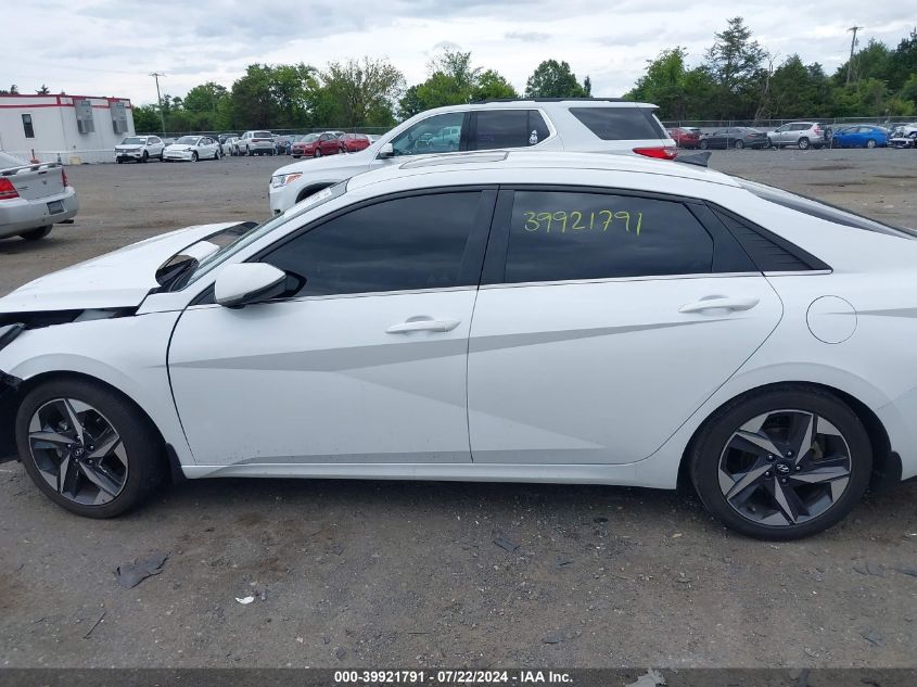 2022 Hyundai Elantra Sel VIN: 5NPLN4AG1NH072398 Lot: 39921791