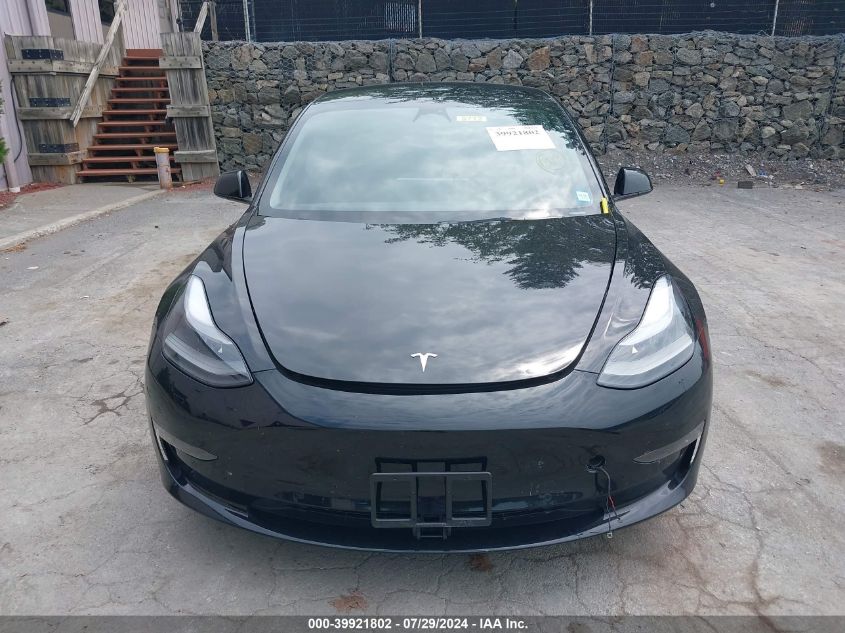 2022 Tesla Model 3 Long Range Dual Motor All-Wheel Drive VIN: 5YJ3E1EB5NF246548 Lot: 39921802