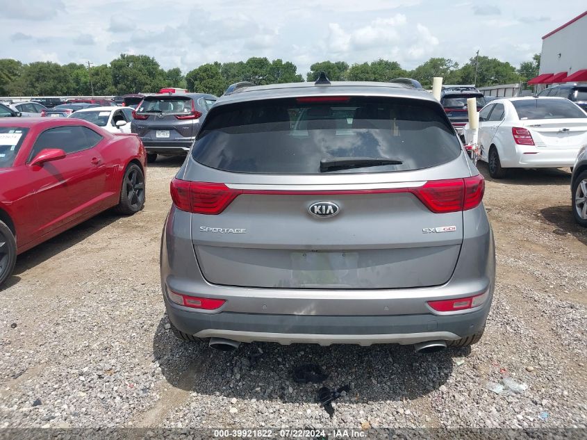 2018 Kia Sportage Sx Turbo VIN: KNDPR3A68J7392789 Lot: 39921822