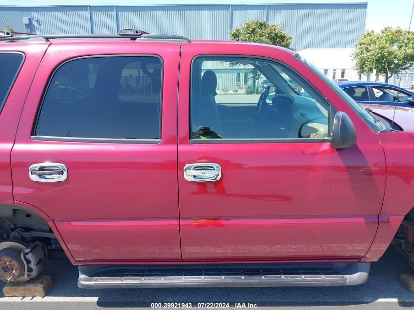 2006 Chevrolet Tahoe Ls VIN: 1GNEC13V46R138579 Lot: 39921943