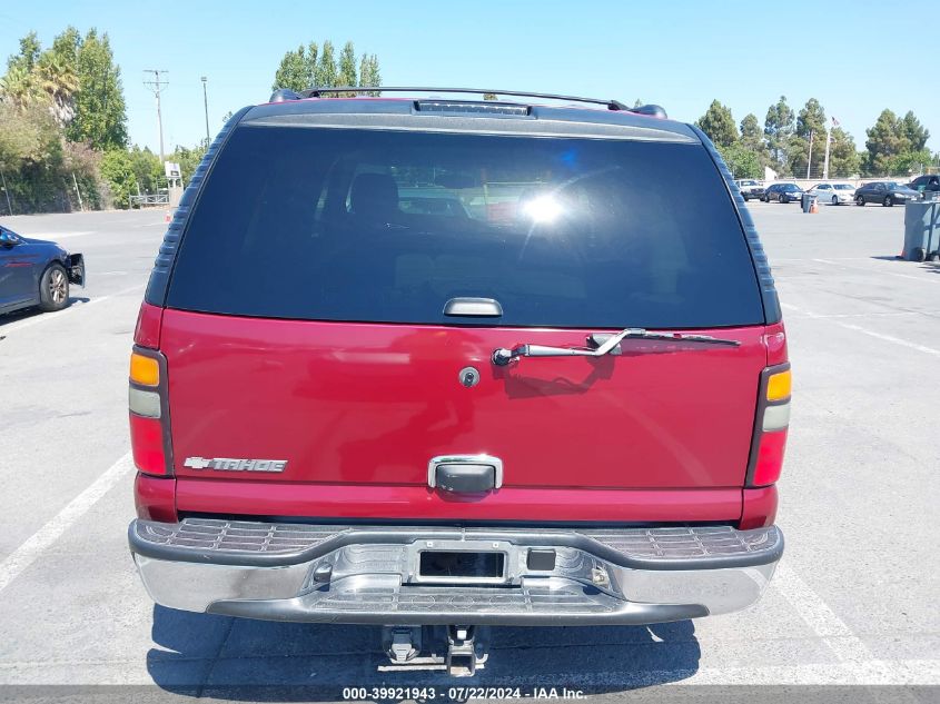 2006 Chevrolet Tahoe Ls VIN: 1GNEC13V46R138579 Lot: 39921943