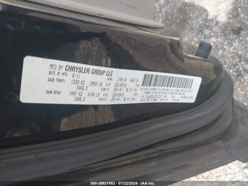 2C4RDGDG5CR112251 2012 Dodge Grand Caravan Crew