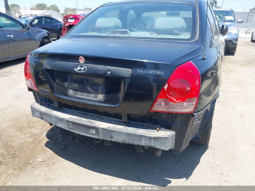 2005 Hyundai Elantra Gls/Gt VIN: KMHDN46D15U168794 Lot: 39921953