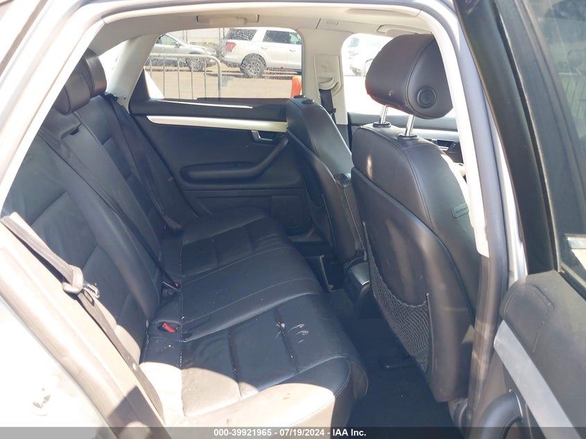 2008 Audi A4 2.0T VIN: WAUAF78E98A114674 Lot: 39921965