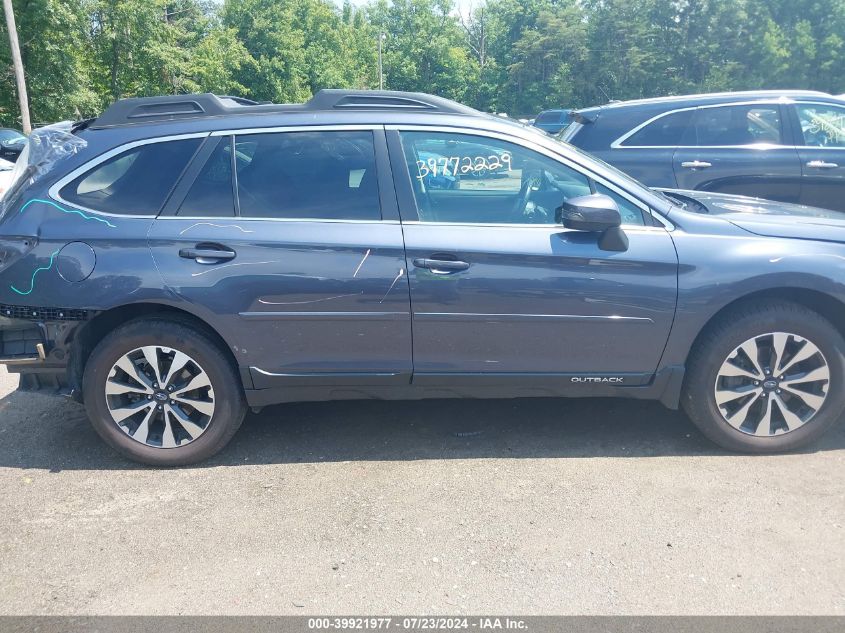 2017 Subaru Outback 2.5I Limited VIN: 4S4BSANC0H3409309 Lot: 39921977