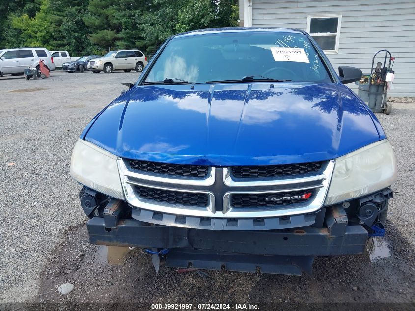 2013 Dodge Avenger Se VIN: 1C3CDZAB1DN508917 Lot: 39921997