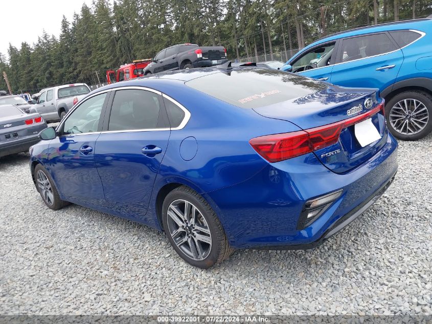 2021 Kia Forte Ex VIN: 3KPF54AD8ME411034 Lot: 39922001