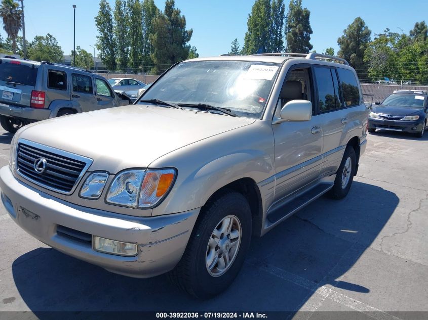 2000 Lexus Lx 470 VIN: JT6HT00W2Y0091175 Lot: 39922036