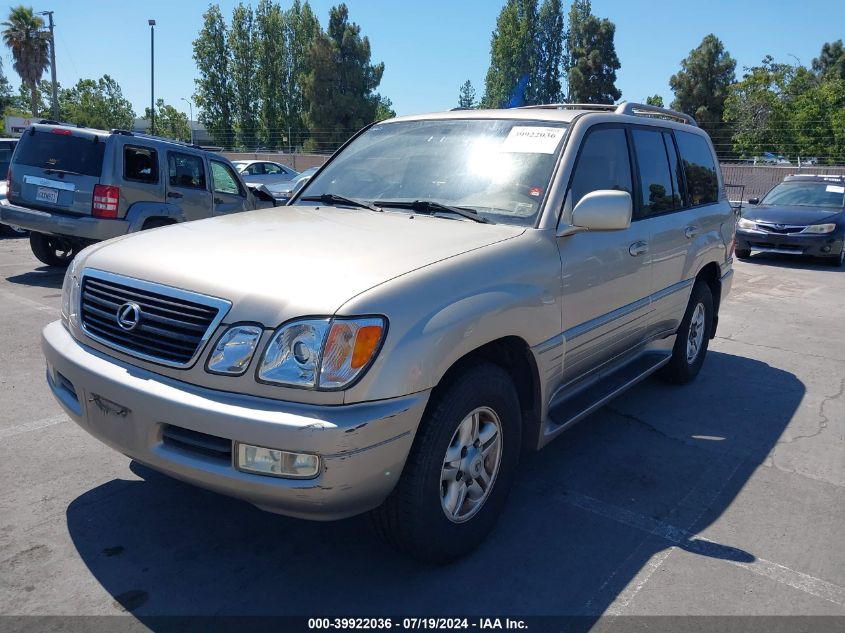 2000 Lexus Lx 470 VIN: JT6HT00W2Y0091175 Lot: 39922036