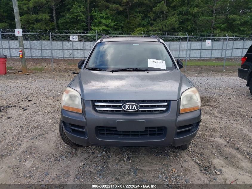 2007 Kia Sportage Lx VIN: KNDJF724477331774 Lot: 39922113