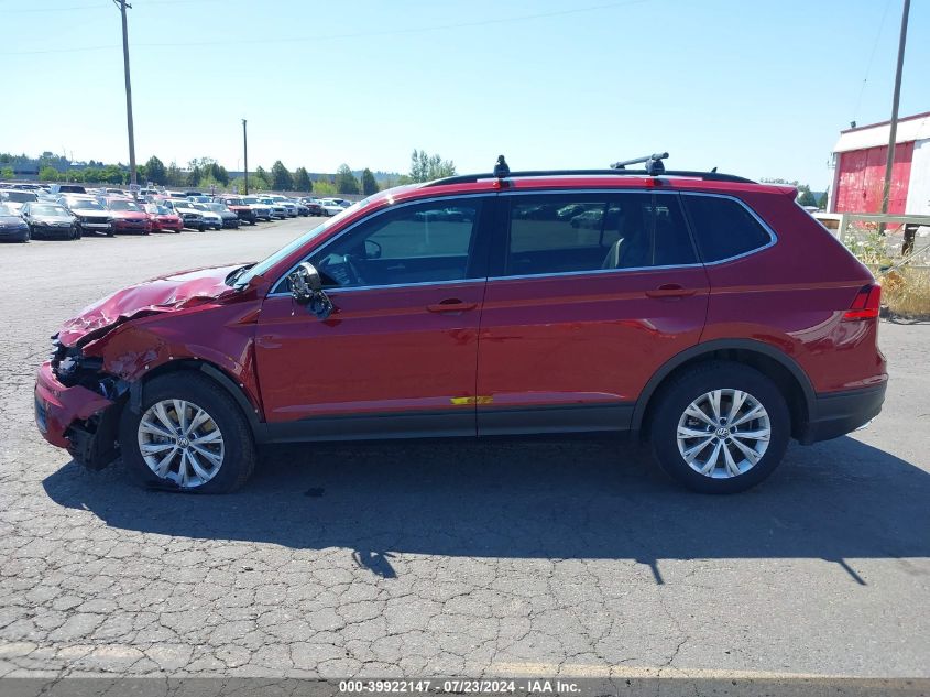 2019 Volkswagen Tiguan 2.0T Se/2.0T Sel/2.0T Sel R-Line/2.0T Sel R-Line Black VIN: 3VV2B7AX2KM040024 Lot: 39922147