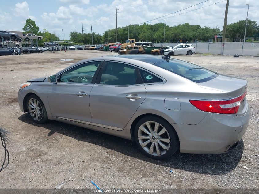 2012 Hyundai Azera VIN: KMHFH4JG8CA169974 Lot: 39922161