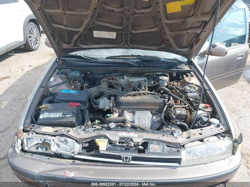 1992 Honda Accord Lx VIN: 1HGCB7655NA207134 Lot: 39922201