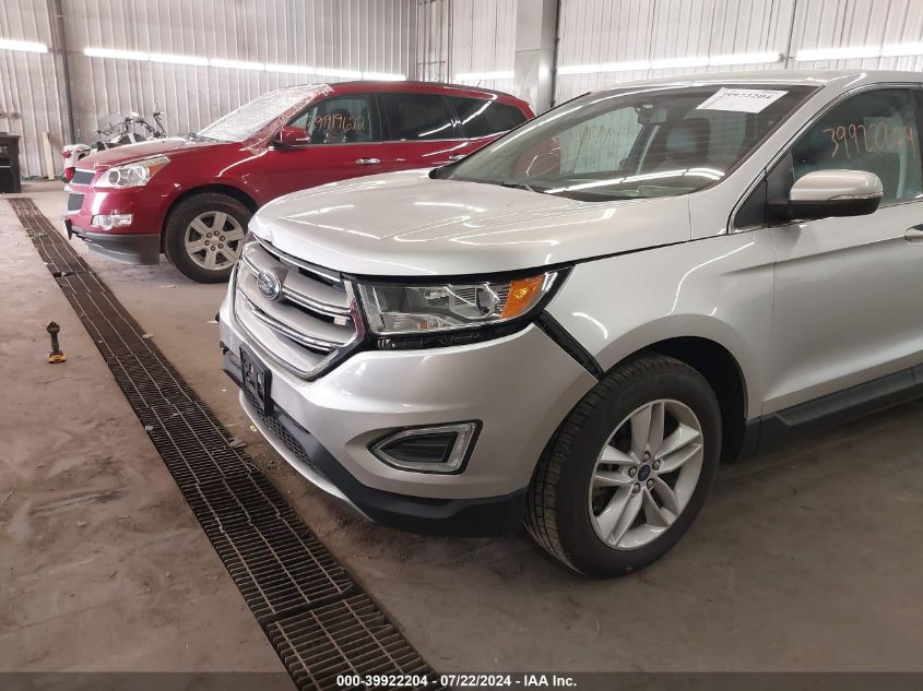 2015 Ford Edge Sel VIN: 2FMTK4J95FBB71244 Lot: 39922204