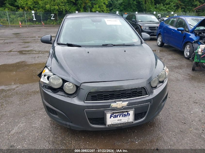 2013 Chevrolet Sonic Lt Auto VIN: 1G1JC5SB0D4152021 Lot: 39922207