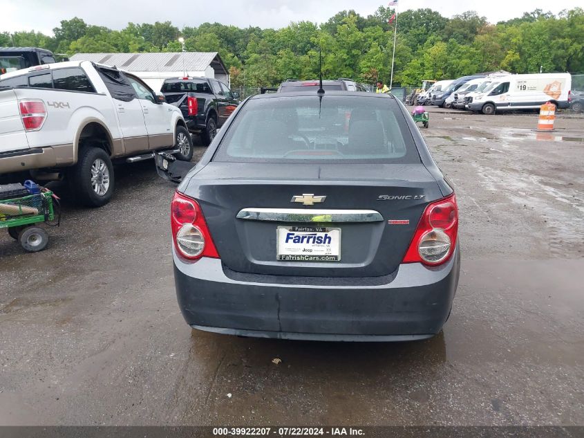 2013 Chevrolet Sonic Lt Auto VIN: 1G1JC5SB0D4152021 Lot: 39922207