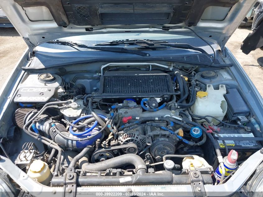 2003 Subaru Impreza Wrx VIN: JF1GD29673G513334 Lot: 39922209