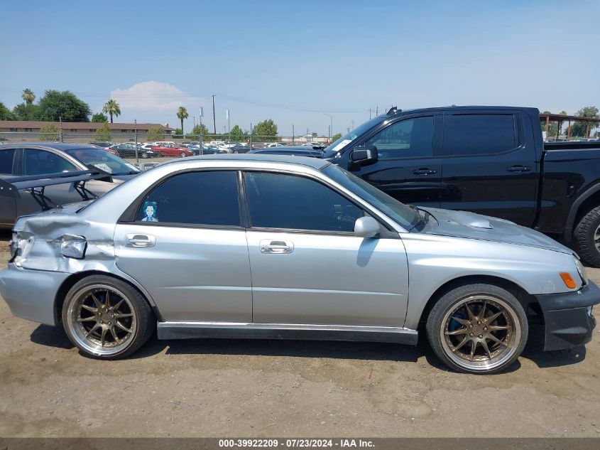 2003 Subaru Impreza Wrx VIN: JF1GD29673G513334 Lot: 39922209