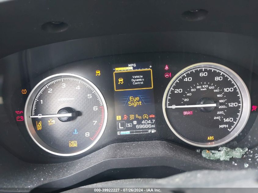 2019 Subaru Forester Limited VIN: JF2SKASC5KH526226 Lot: 39922227