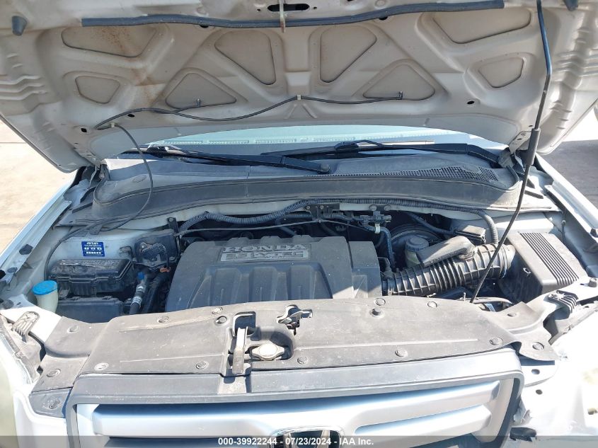 2006 Honda Pilot Ex-L VIN: 5FNYF28716B042251 Lot: 39922244