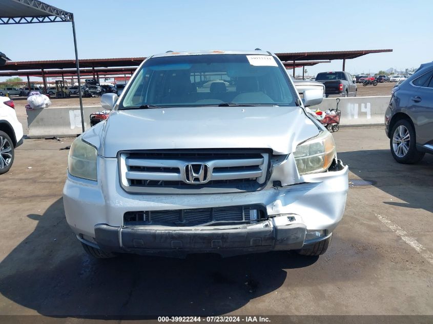 2006 Honda Pilot Ex-L VIN: 5FNYF28716B042251 Lot: 39922244
