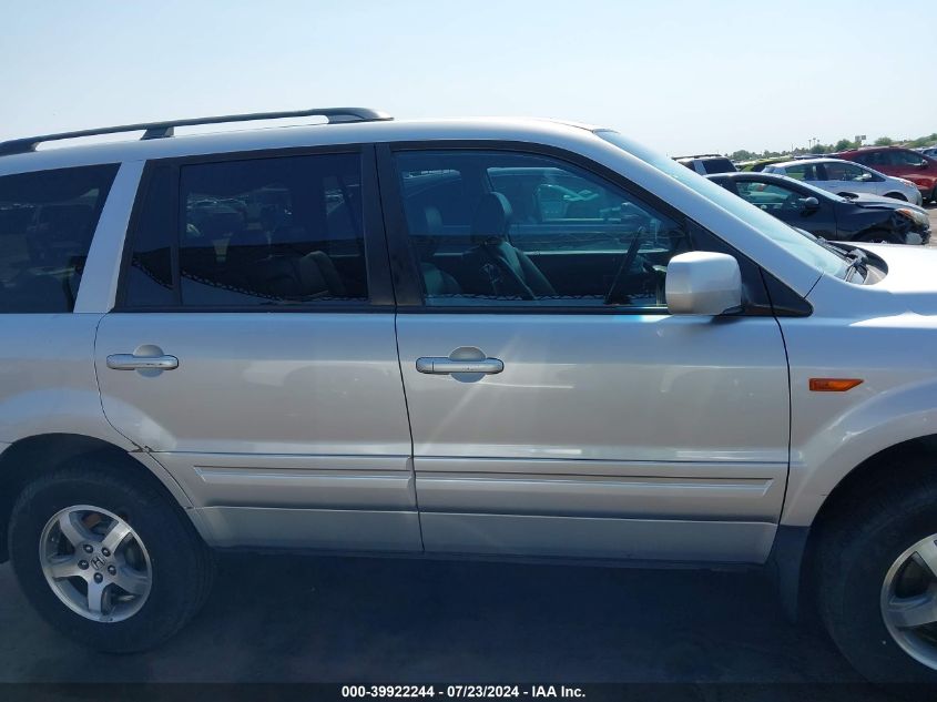 2006 Honda Pilot Ex-L VIN: 5FNYF28716B042251 Lot: 39922244