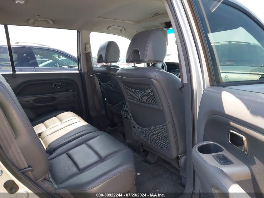 2006 Honda Pilot Ex-L VIN: 5FNYF28716B042251 Lot: 39922244