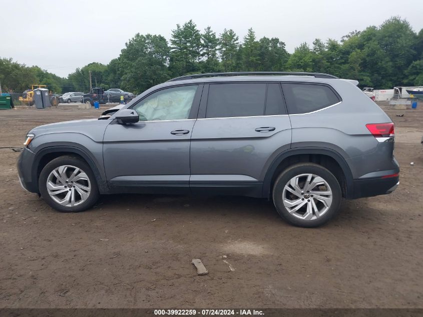 2021 Volkswagen Atlas 3.6L V6 Se W/Technology VIN: 1V2KR2CA0MC574602 Lot: 39922259