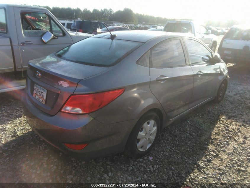 2016 Hyundai Accent Se VIN: KMHCT4AE9GU011924 Lot: 39922281