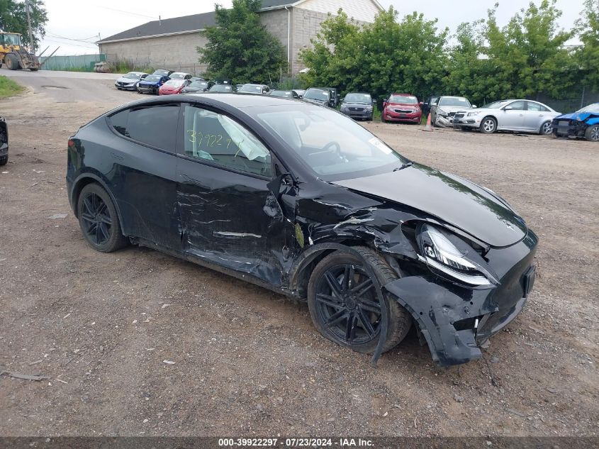 2022 TESLA MODEL Y - 7SAYGDEE1NF314715