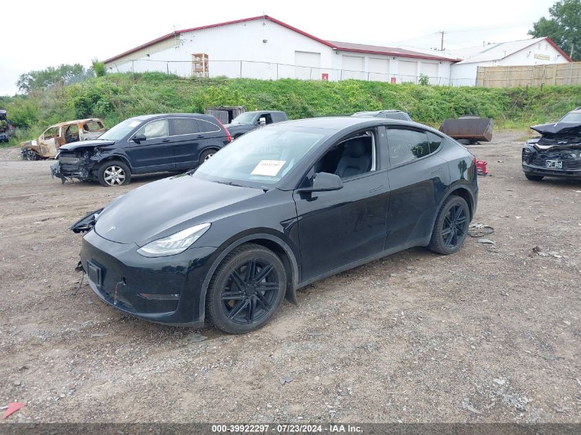 7SAYGDEE1NF314715 2022 TESLA MODEL Y - Image 2