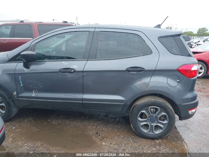 2020 Ford Ecosport S VIN: MAJ3S2FE4LC371628 Lot: 39922309