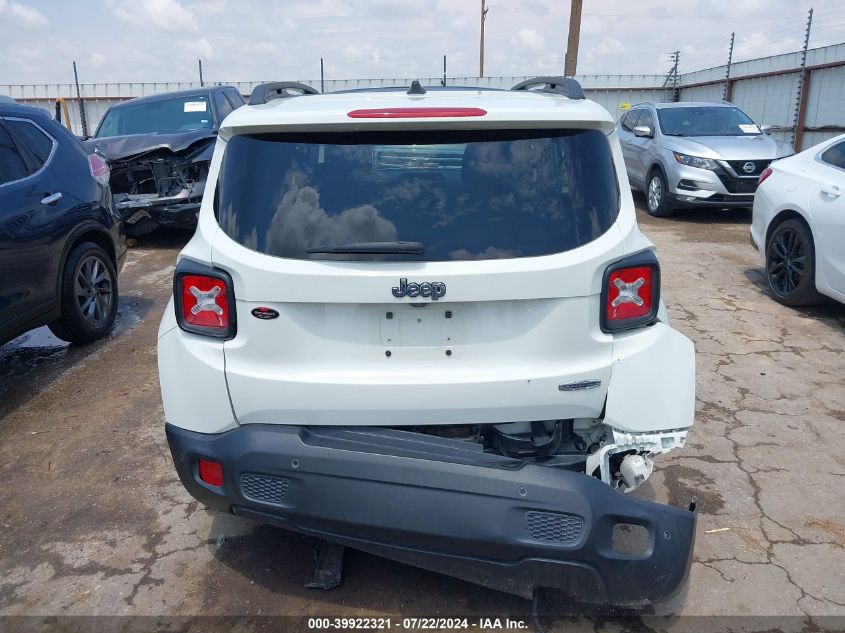 2016 Jeep Renegade Latitude VIN: ZACCJABT8GPD16032 Lot: 39922321