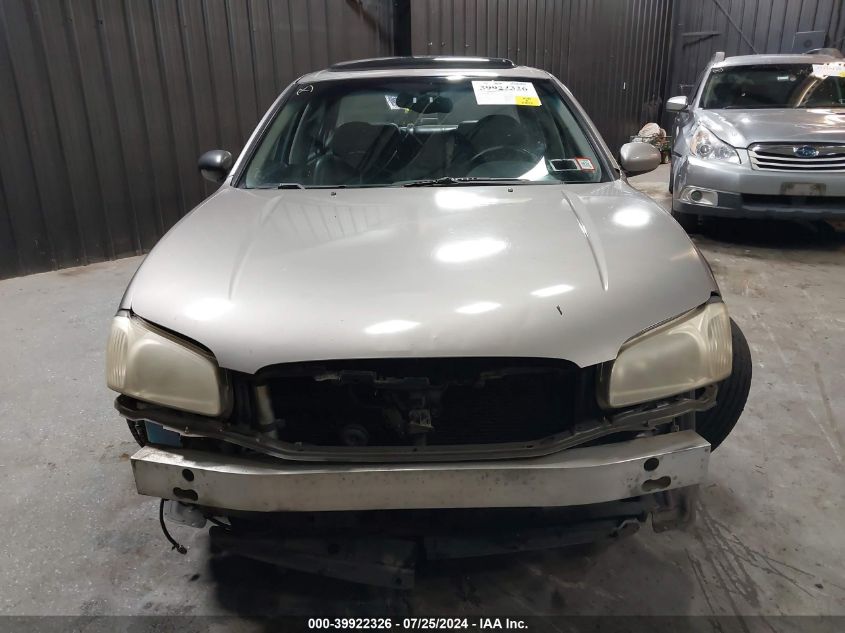 2001 Nissan Maxima Gle VIN: JN1CA31A81T312850 Lot: 39922326