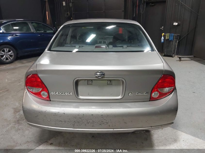 2001 Nissan Maxima Gle VIN: JN1CA31A81T312850 Lot: 39922326