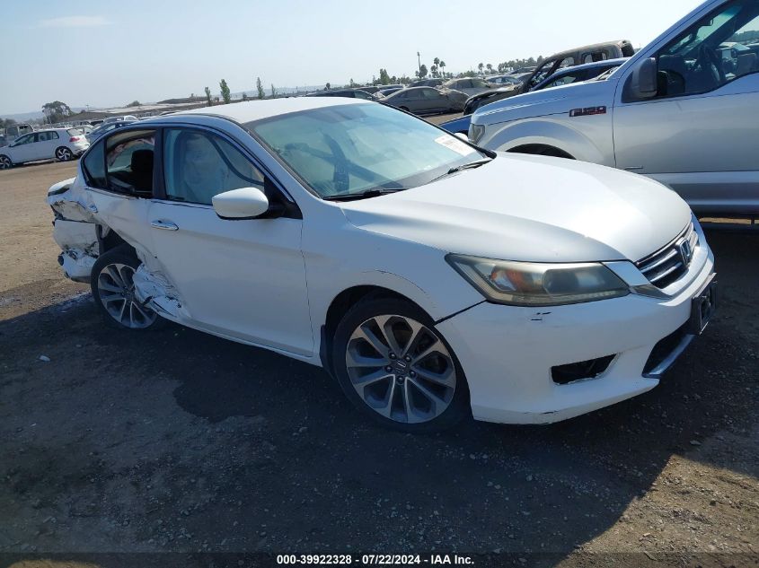 1HGCR2F52EA190114 2014 Honda Accord Sport