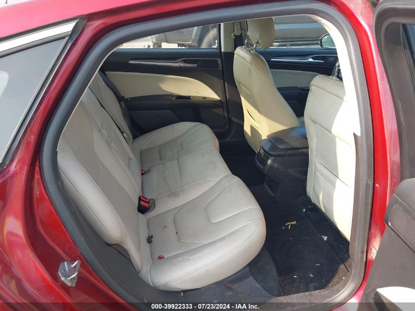 2014 Ford Fusion Titanium VIN: 3FA6P0K98ER282595 Lot: 39922333