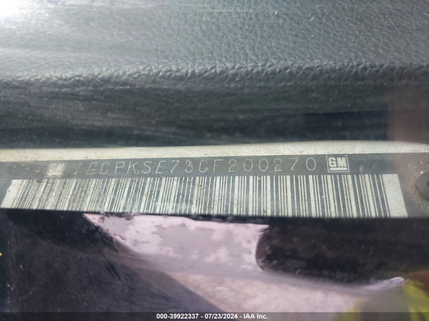 2012 Chevrolet Silverado 1500 Lt VIN: 1GCPKSE73CF200270 Lot: 39922337
