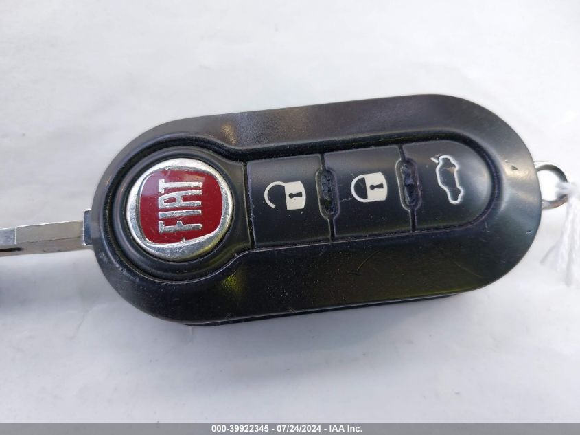 2013 Fiat 500 Pop VIN: 3C3CFFAR3DT741929 Lot: 39922345