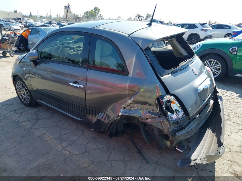 2013 Fiat 500 Pop VIN: 3C3CFFAR3DT741929 Lot: 39922345
