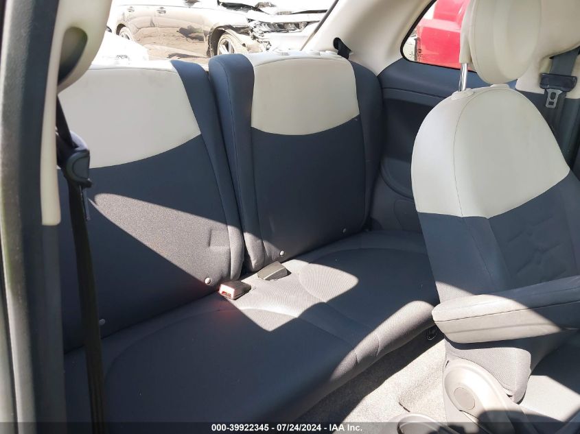 2013 Fiat 500 Pop VIN: 3C3CFFAR3DT741929 Lot: 39922345