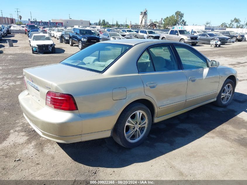 4A3AA46H01E114538 2001 Mitsubishi Galant Es V6/Gtz