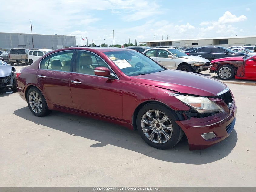 2011 Hyundai Genesis 3.8 VIN: KMHGC4DE6BU139740 Lot: 39922386